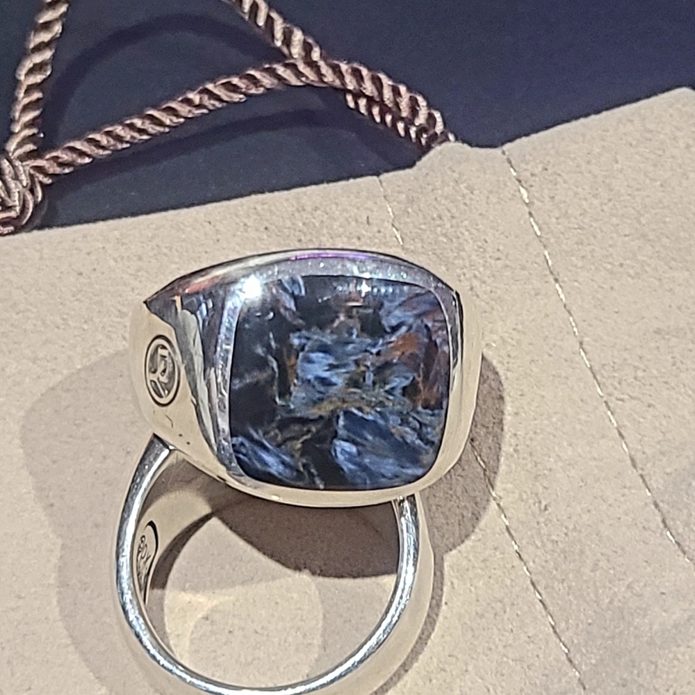 DAVID YURMAN BULE STONE RING